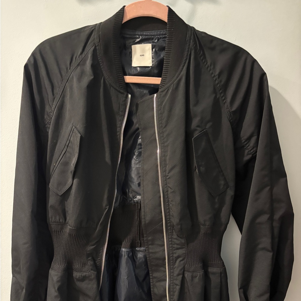 Kuho Korean brand Black Trench Coat for Women